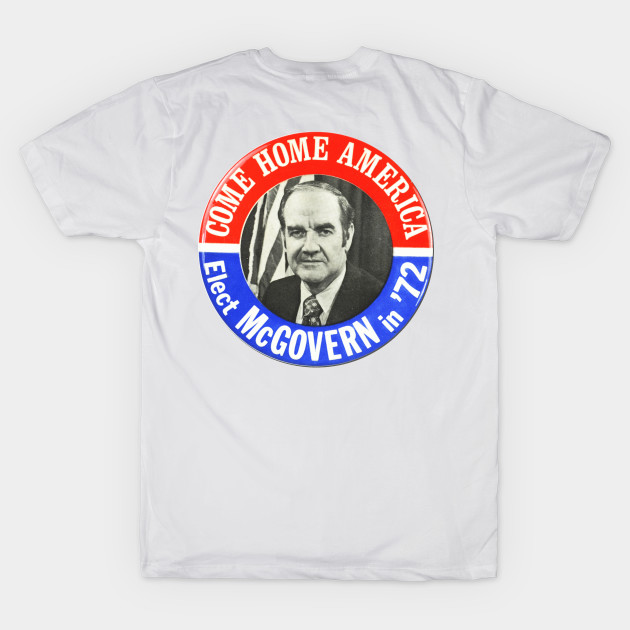 George McGovern 1972 Presidential Campaign Button Design by Naves